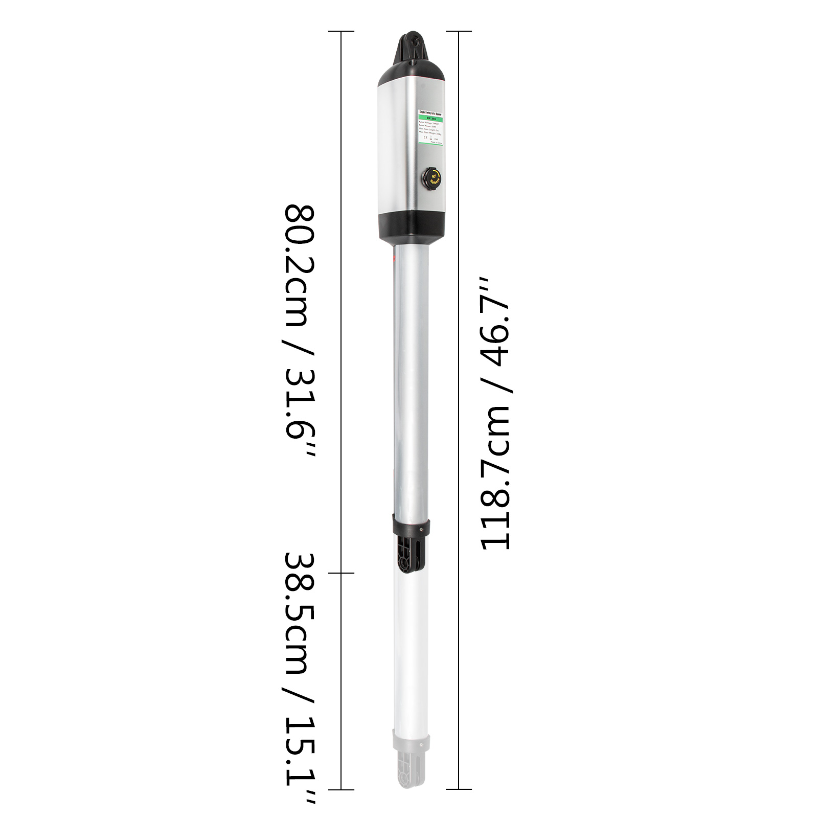 VEVOR Automatic Gate Opener Swing Gate Opener 551lbs & 16.4ft Length