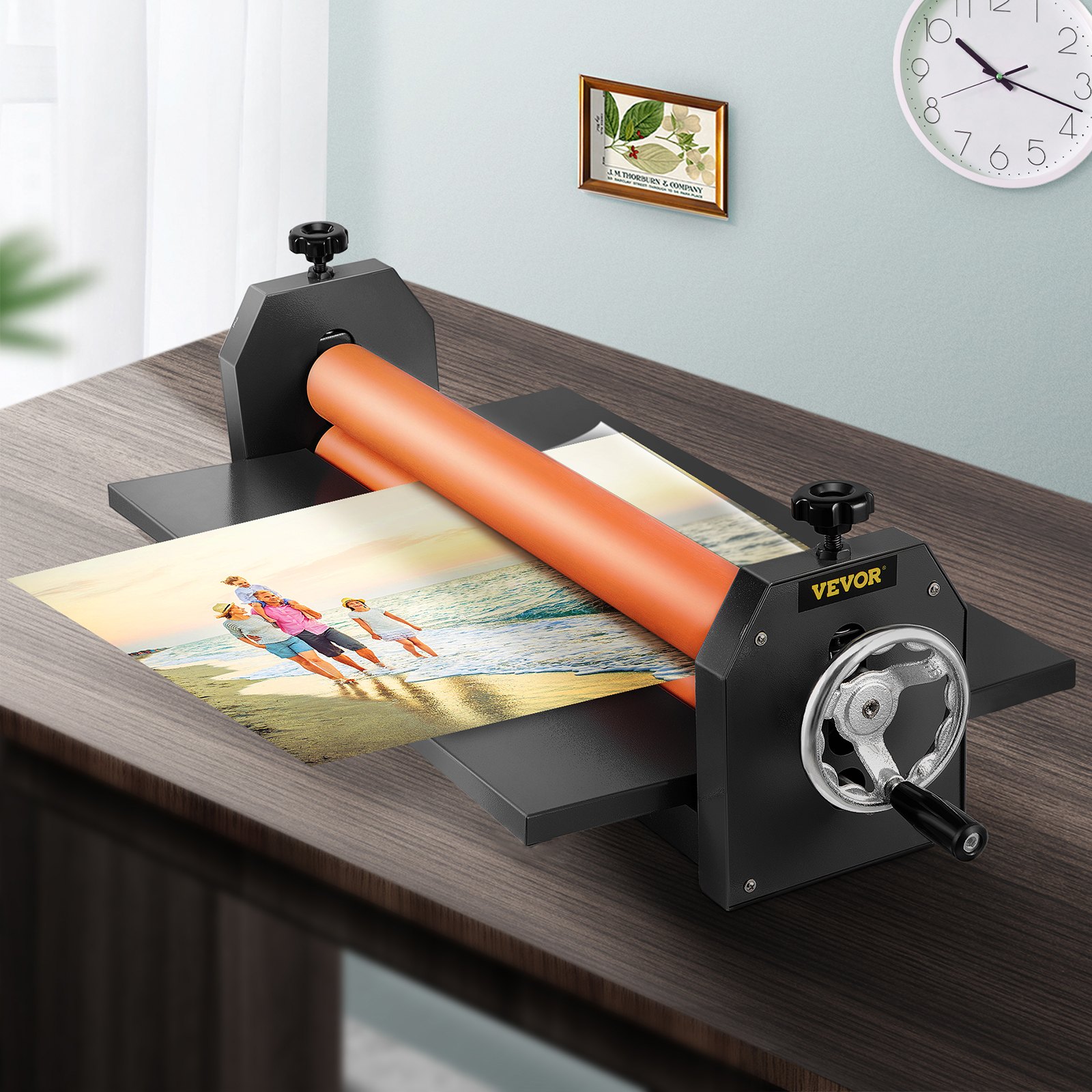 VEVOR 25 Inch Manual Cold Roll Laminator 1.18" Thickness Foldable Roll
