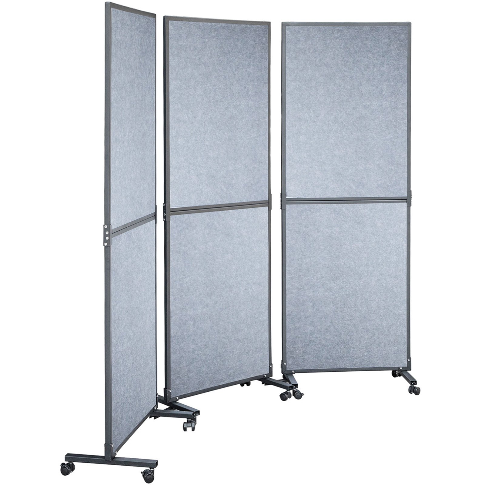 VEVOR Acoustic Room Divider 72" x 66" Office Partition Panel 3 Pack