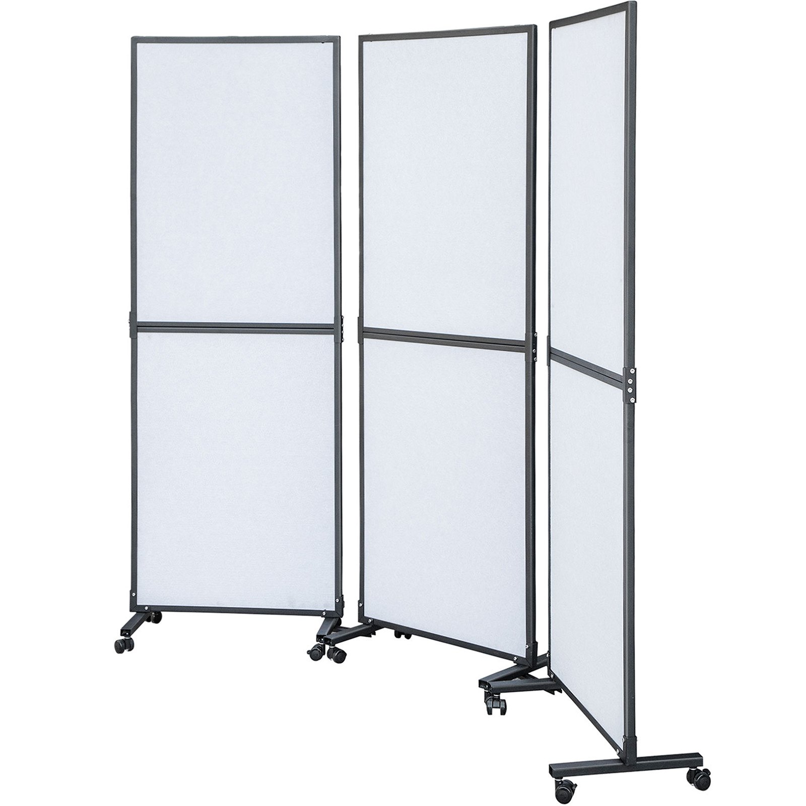 VEVOR Acoustic Room Divider 72" x 66" Office Partition Panel 3 Pack Office Divider Wall Cool