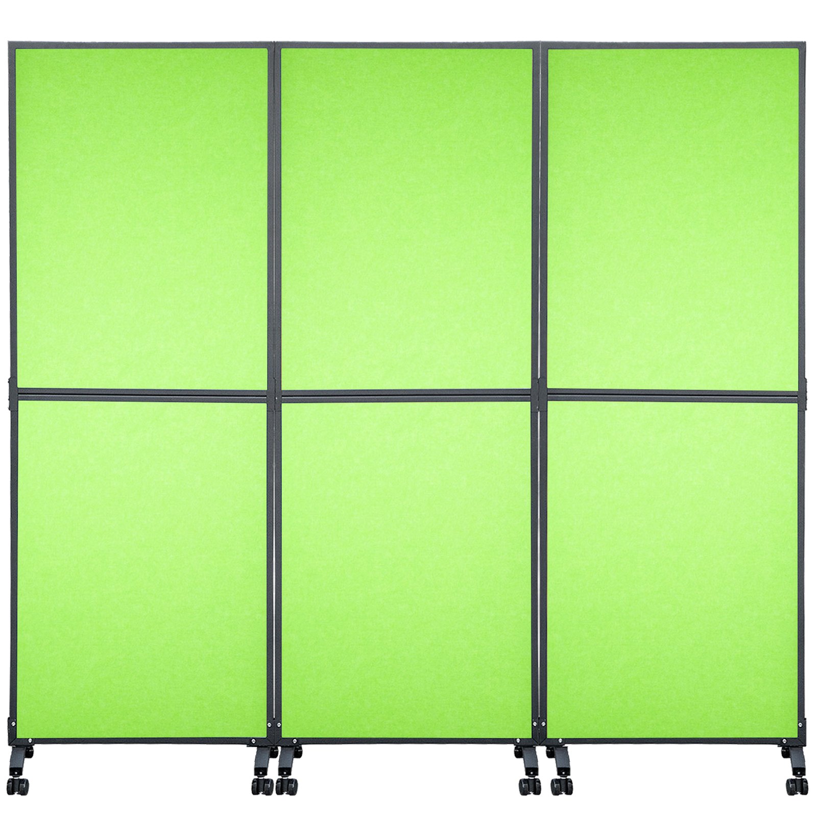 VEVOR Acoustic Room Divider 72" x 66" Office Partition Panel 3 Pack Office Divider Wall Tea