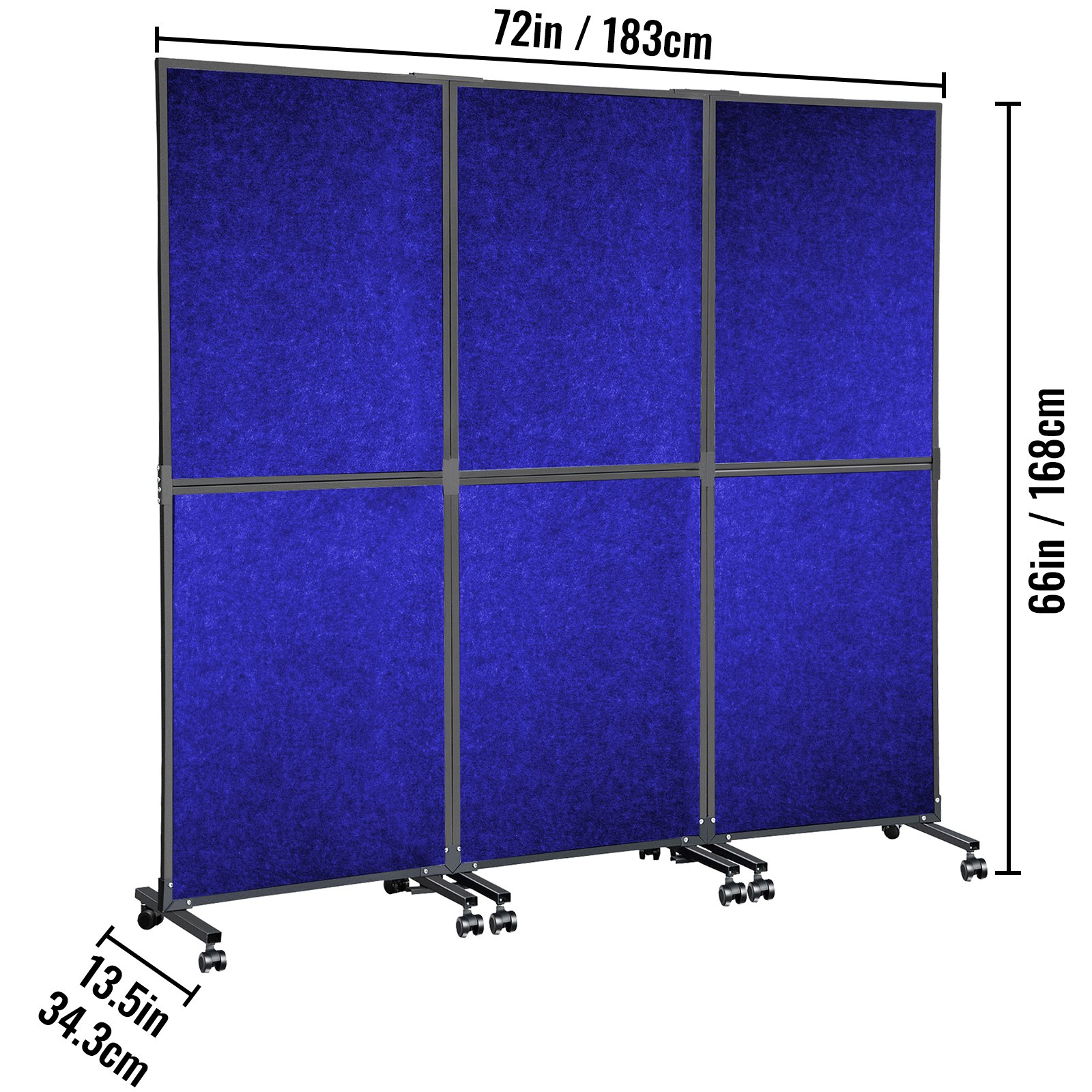 Vevor Acoustic Room Divider Office Partition Panel 72