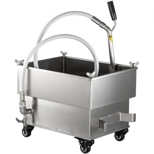 VEVOR Mobile Fryer Filter, 44 LBS/22 L/5.8 Gal Capacity, 300W Oil ...