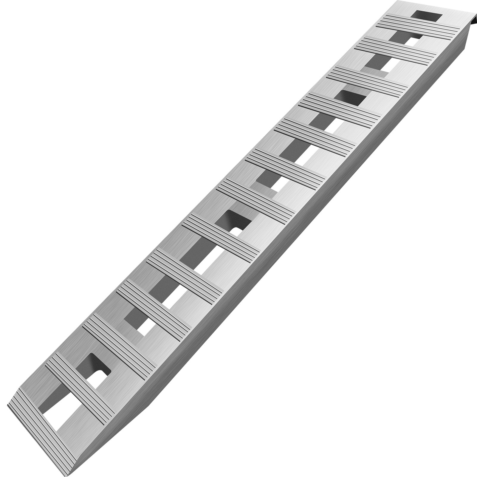 VEVOR 72'' X 15'' Aluminum Trailer Ramps 6000LBS Total Beavertail Hook ...