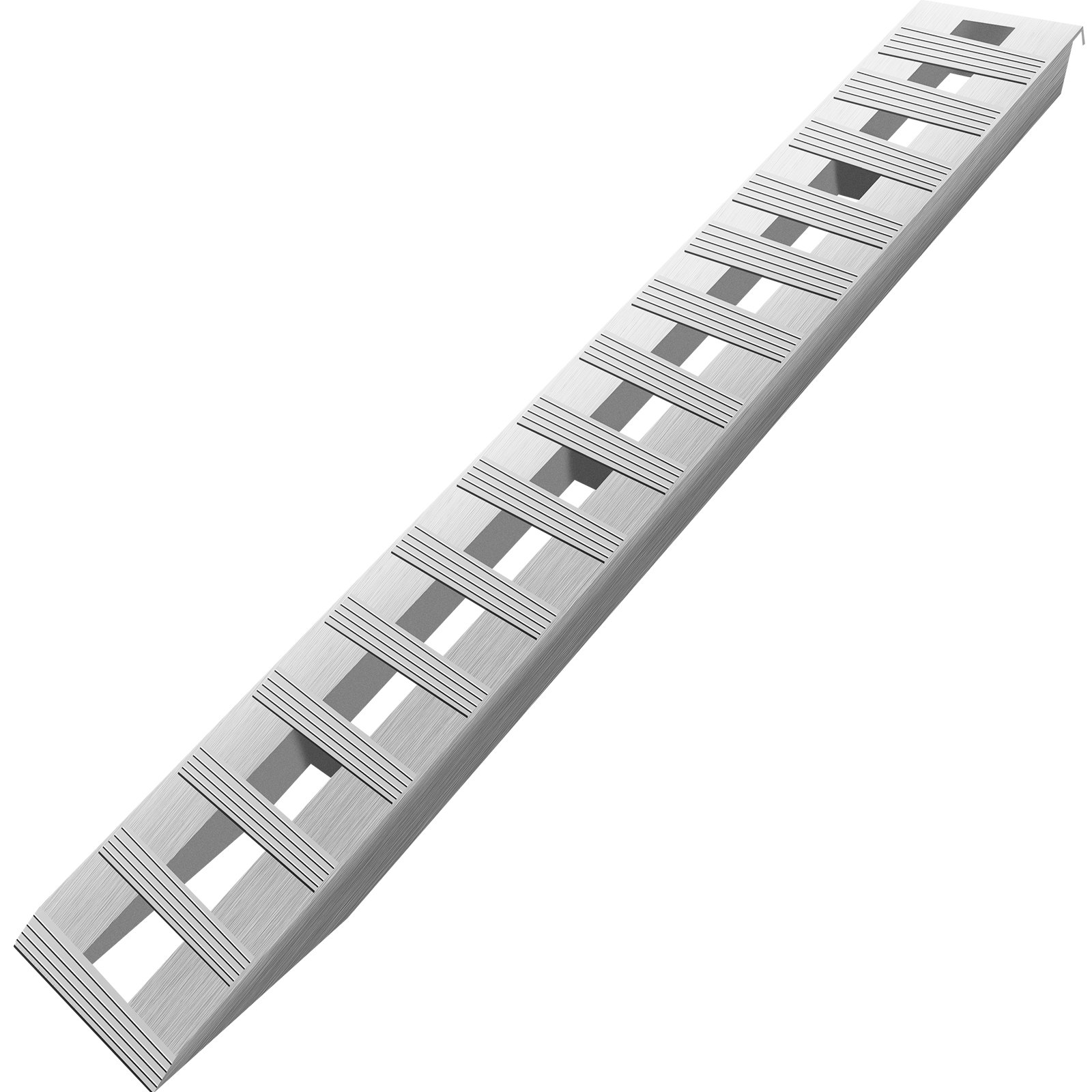 VEVOR 84\'\' X 15\'\' Aluminum Trailer Ramps 6000LBS Total Beavertail ...