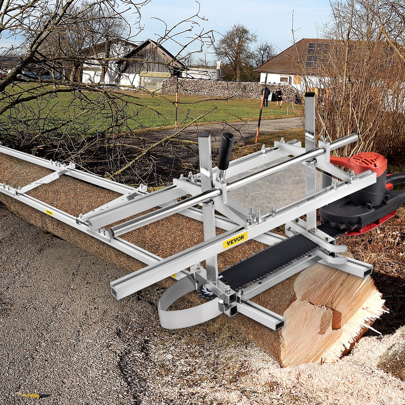 VEVOR Chainsaw Mill 36" Inch Planking Milling Bar 14" to 36" w/Rail