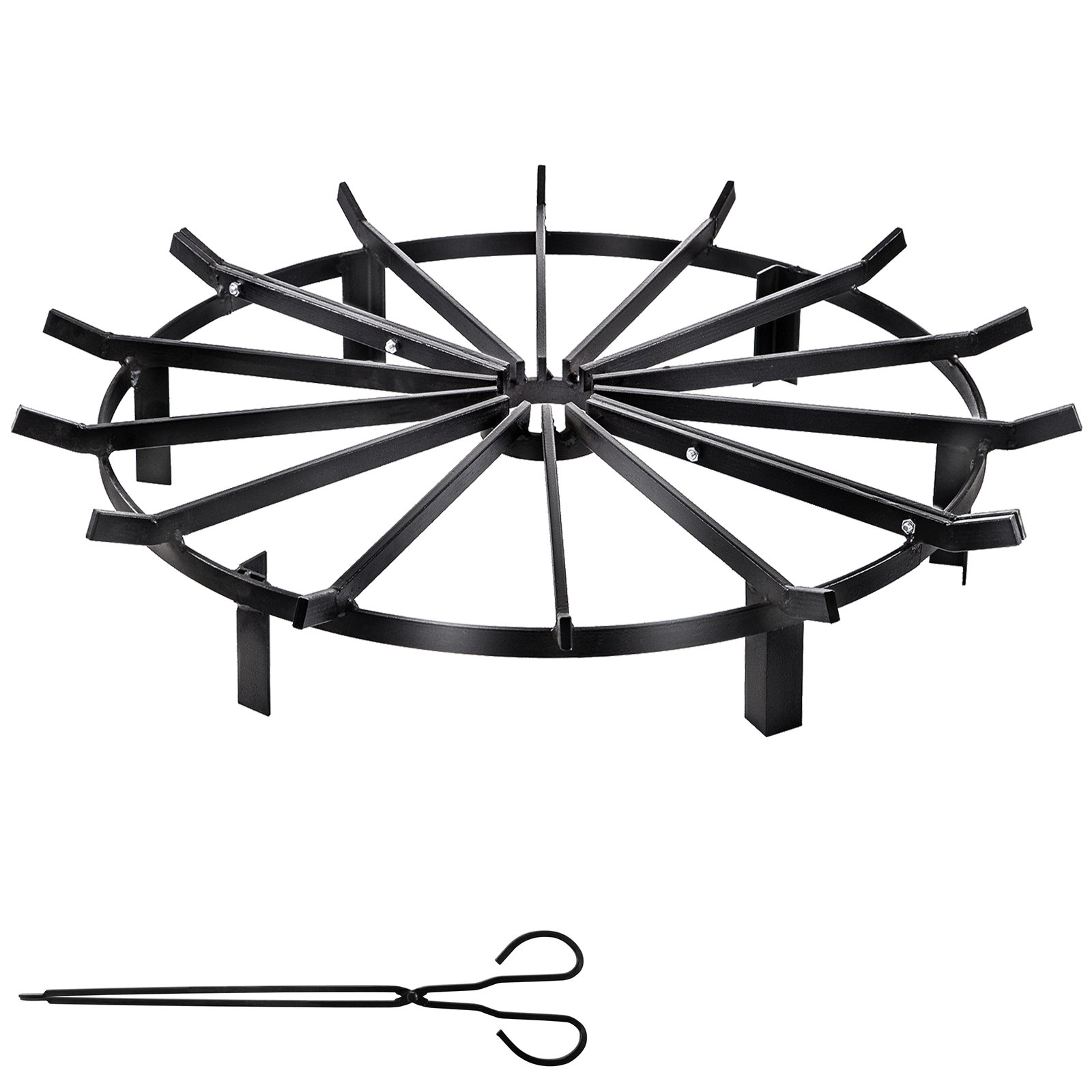 Wheel Fire Grate Fire Pit Log Grate 32inch Fire Pit Grate Round Fire