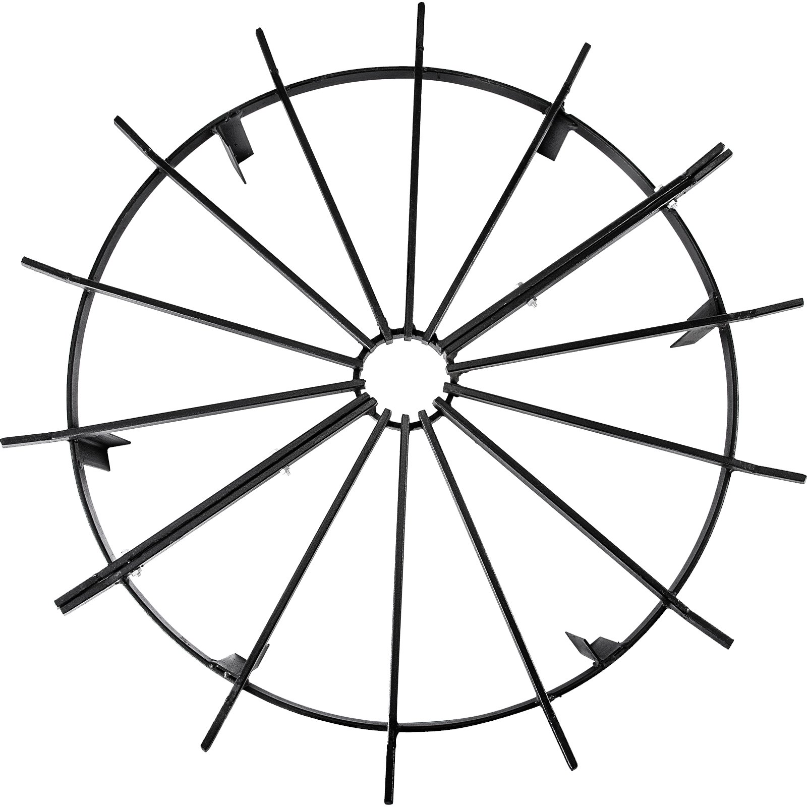 VEVOR 32in Fire Grate Log Grate ,Wagon Wheel Firewood Grates 16 Iron