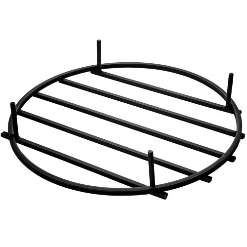 VEVOR Fire Pit Grate, Heavy Duty Iron Round Firewood Grate, Round Wood