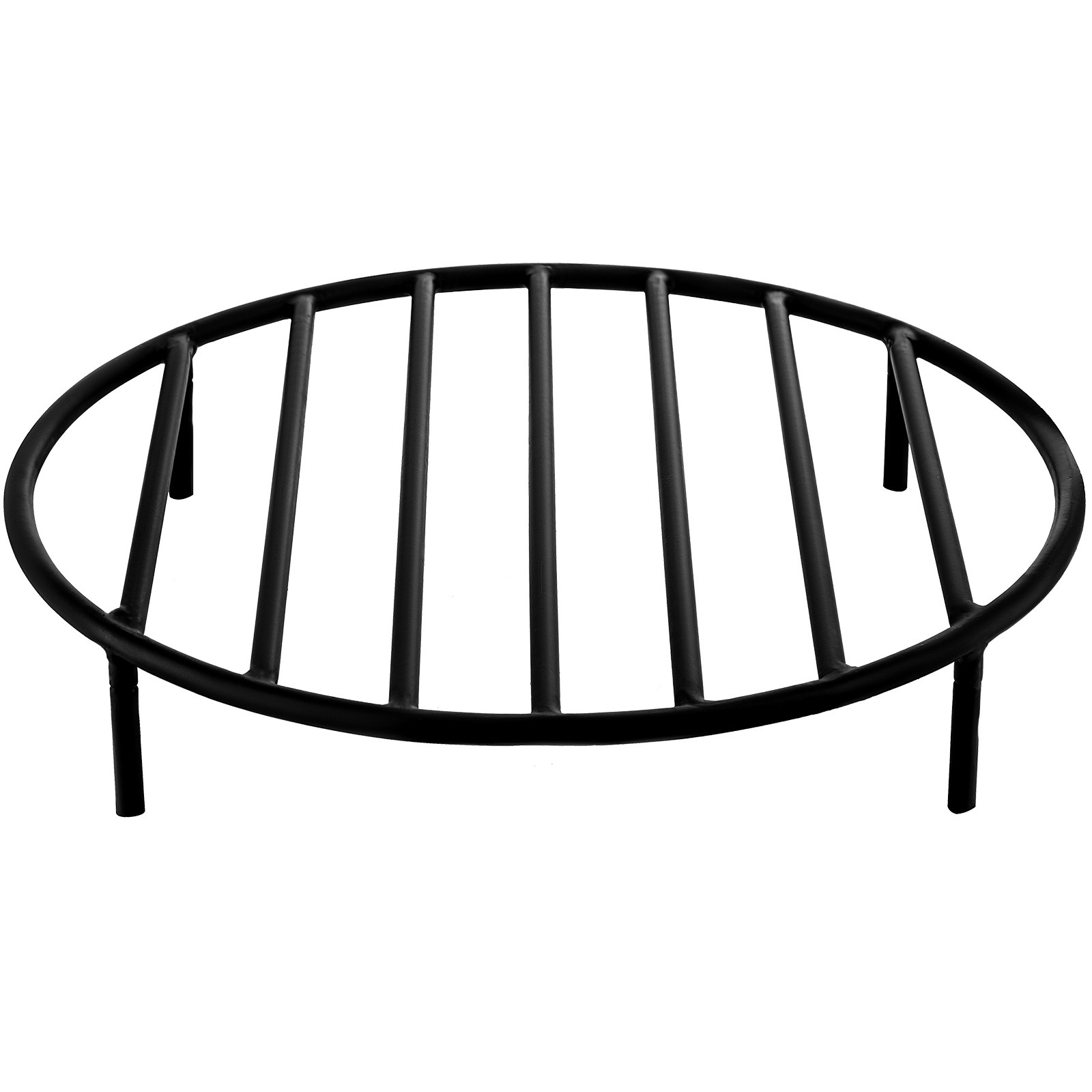 VEVOR Fire Pit Grate, Heavy Duty Iron Round Firewood Grate, Round Wood