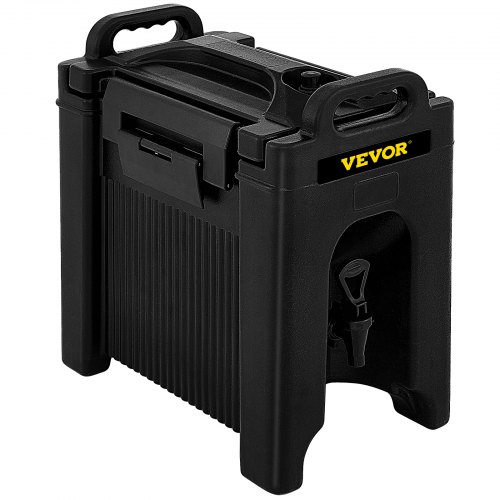 VEVOR Insulated Beverage Dispenser, 2.5 Gal, DoubleWalled Beverage Server w/ PU Insulation