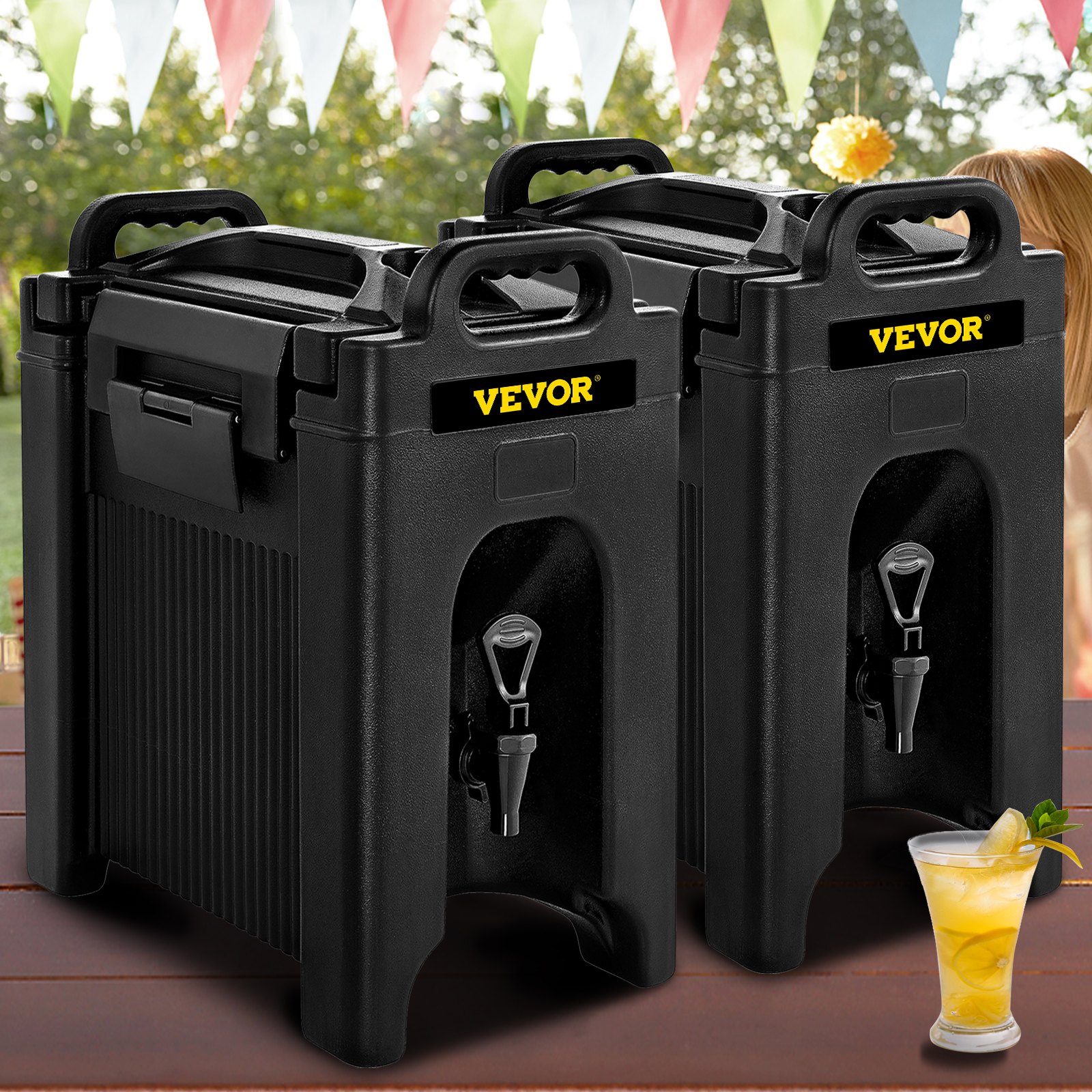 VEVOR VEVOR 5 Gallon Insulated Beverage Dispenser Hot Cold Drink ...