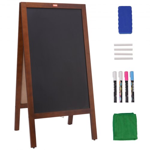 Outdoor chalkboard, sandwich board sign. Sidewalk A-frame display, 38