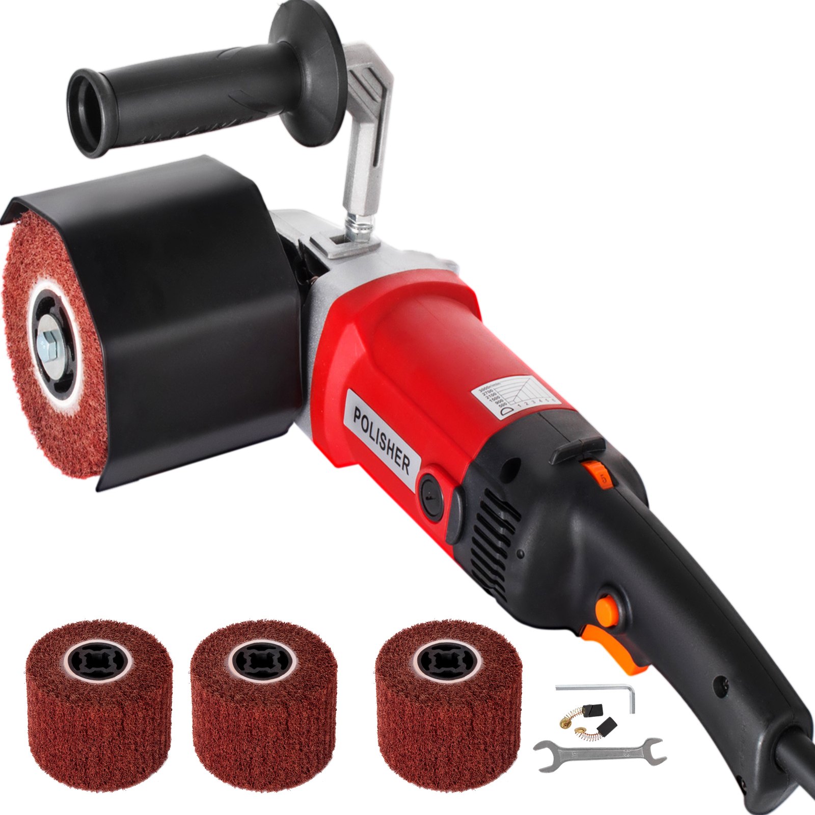 VEVOR 1200W Burnishing Polishing Machine 5003000 RPM Handle Polishing