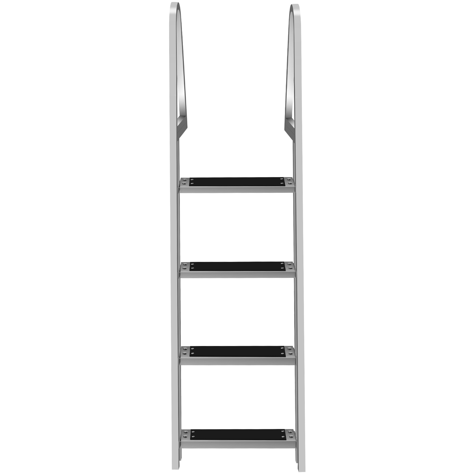 Aluminum Dock Ladder Boat Dock Ladder 4 Steps Pontoon Dock Ladder Dock