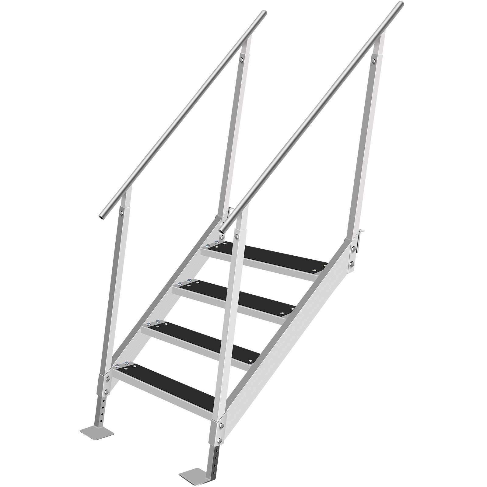 VEVOR Dock Ladder with Rubber Mat, Dock Steps 30