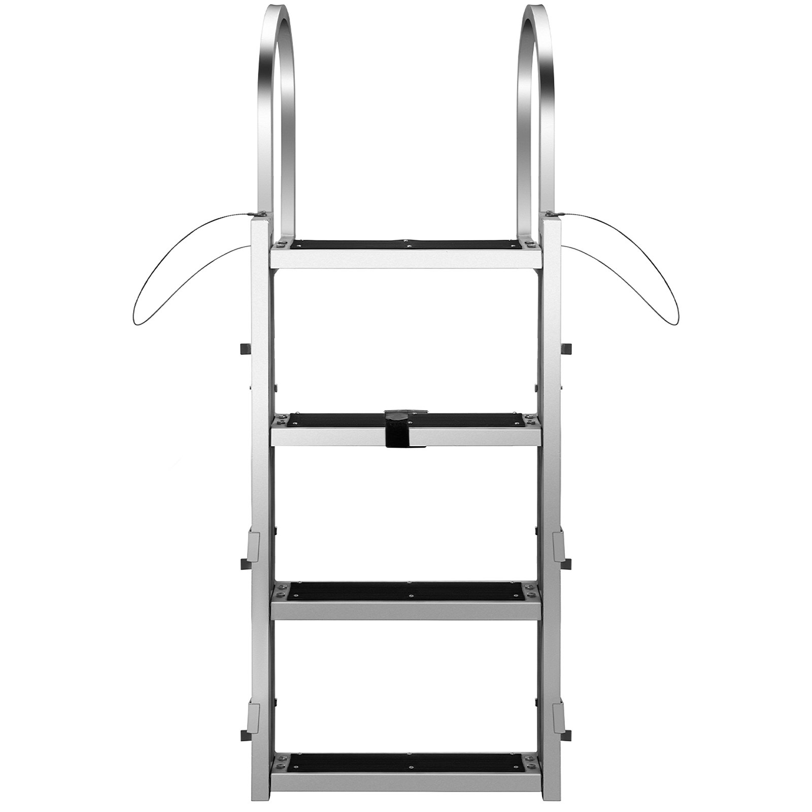 VEVOR Aluminum Dock Ladder 4step, Boat Ladder 330lbs Weight Capacity