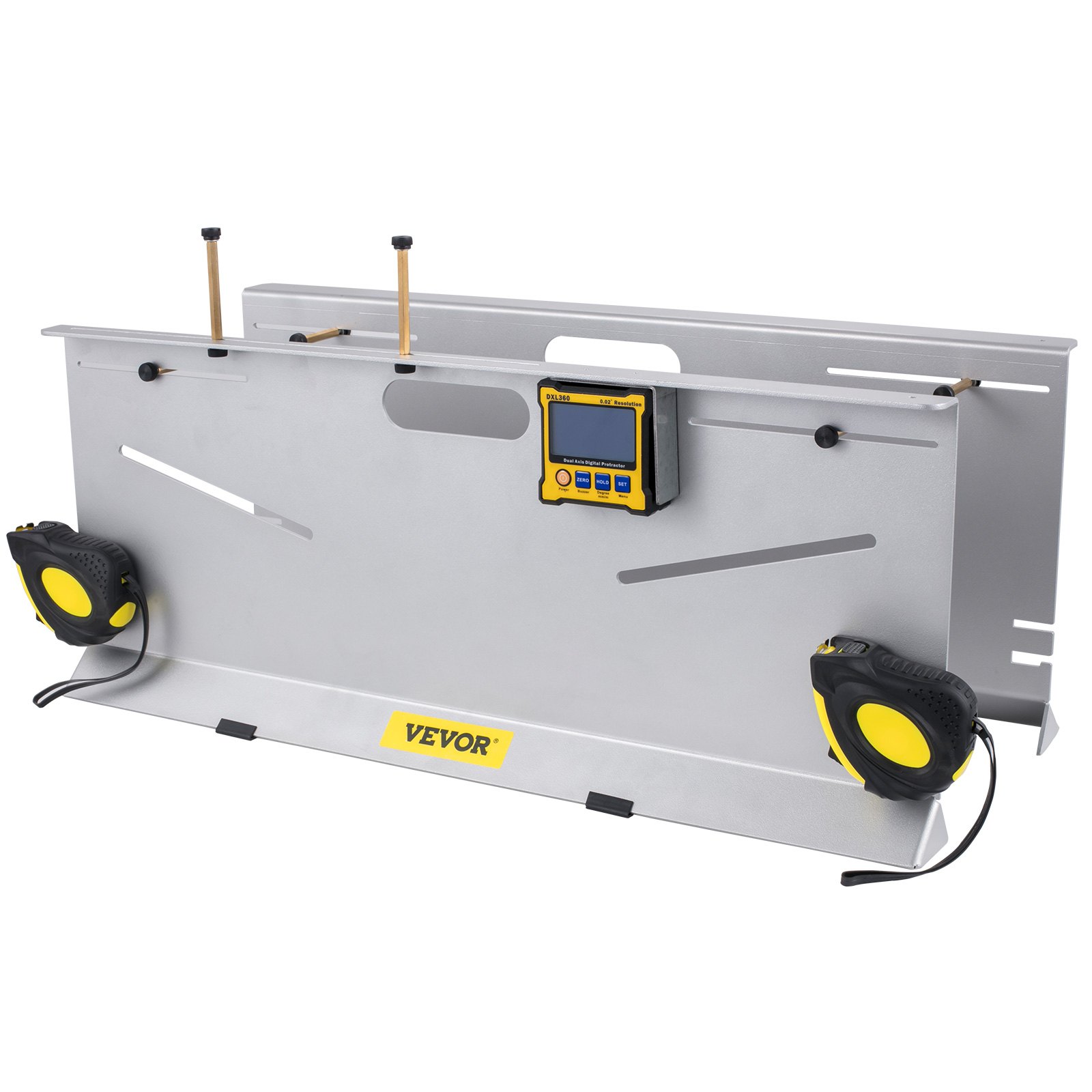 VEVOR Wheel Alignment Tool, 6 Probes Toe Plates, LED Toe Alignment