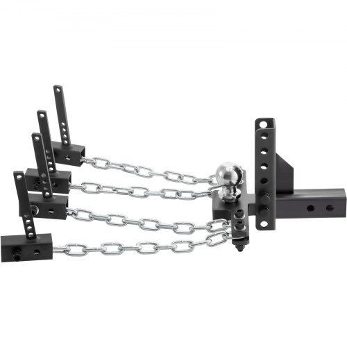 VEVOR Weight Distribution Hitch, 1400 lb Tongue Capacity Load Leveling Hitch with Sway Control