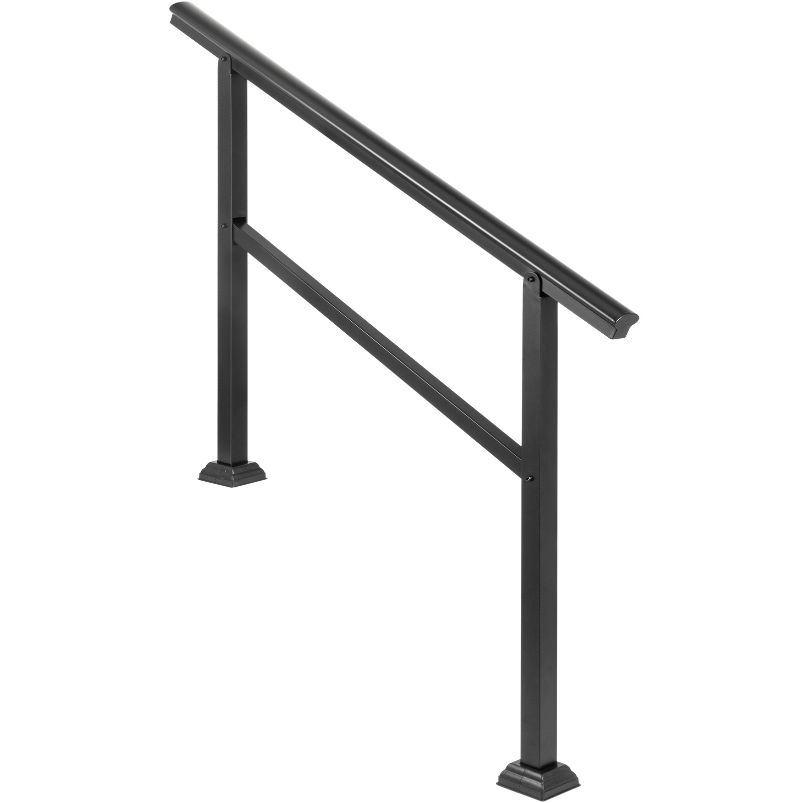 VEVOR Handrail Outdoor Stairs 47.6 X 35.2 Inch Outdoor Handrail Outdoor ...