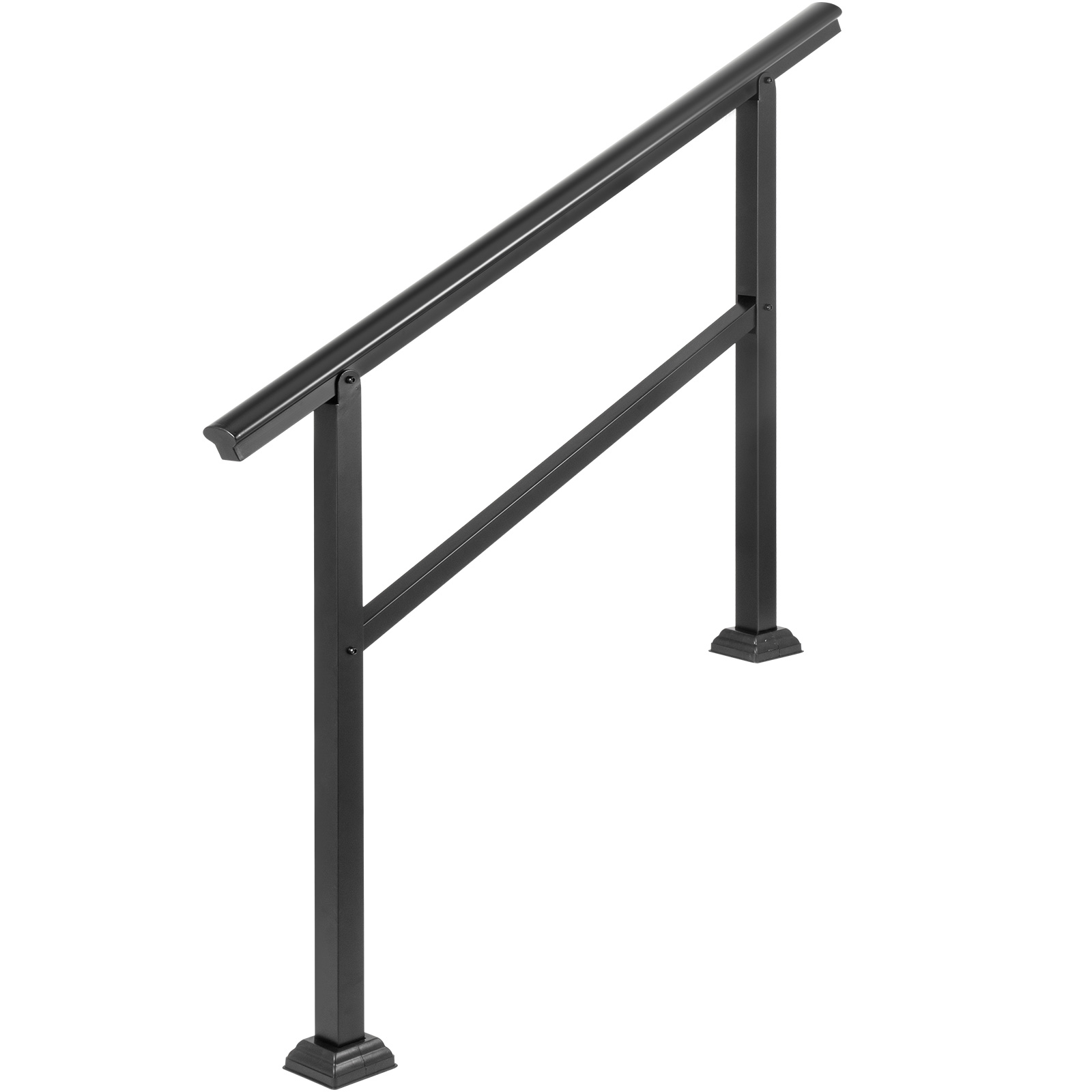 VEVOR Handrail Outdoor Stairs 47.6 X 35.2 Inch Outdoor Handrail Outdoor ...