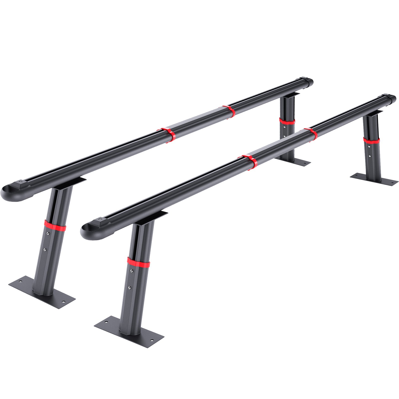 VEVOR Truck Rack Pickup Truck Bed Ladder Rack Universal Aluminum Black