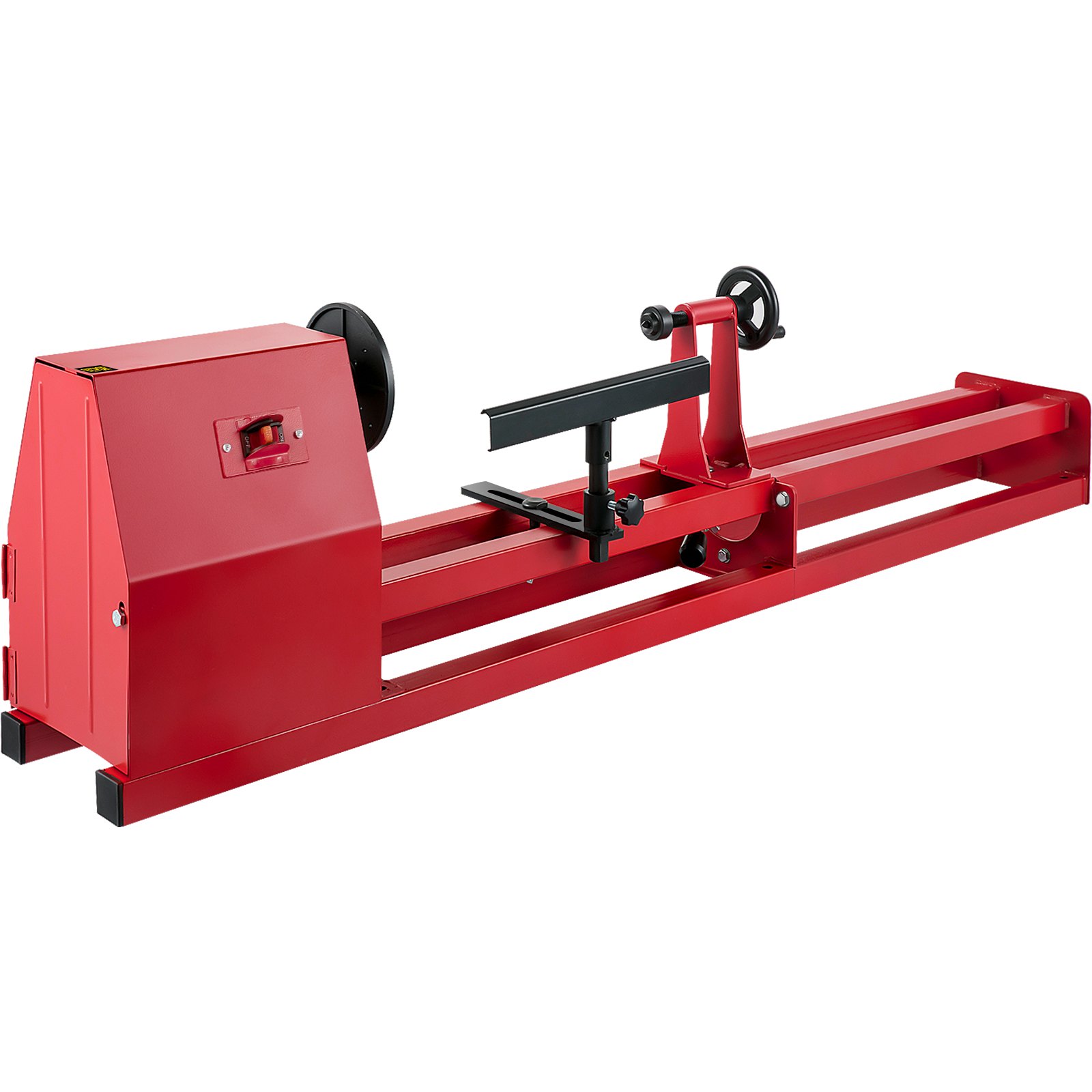 VEVOR Wood Lathe 14" x 40", Power Wood Turning Lathe 1/2HP 4 Speed 1100