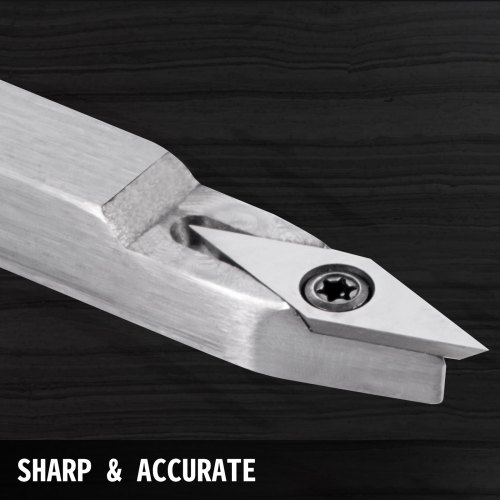 VEVOR Wood Turning Tools for Lathe 4 PCS Set, Carbide Lathe Tools with