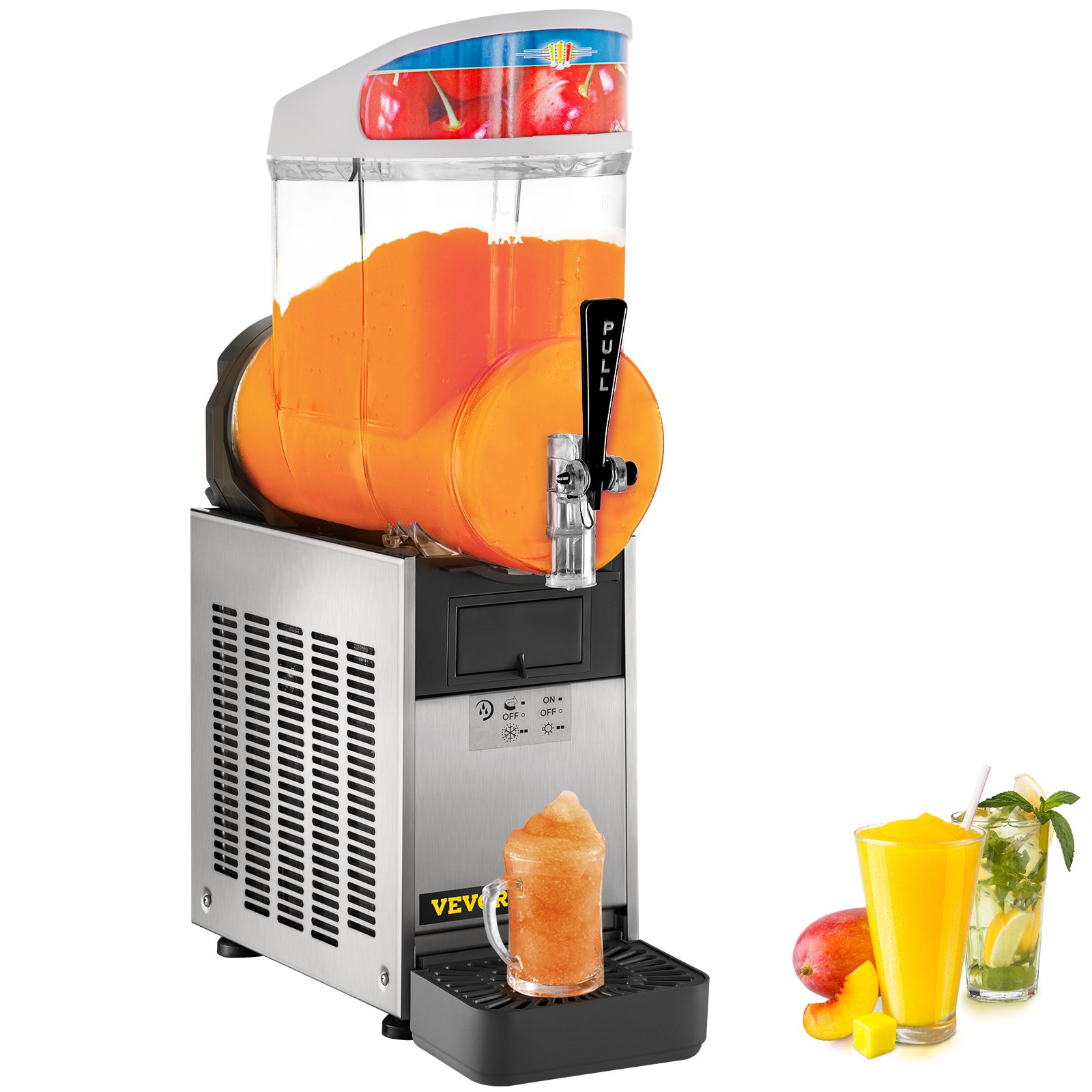 Vevor Commercial Slush Machine Frozen Drink Slushy Machine 12l Smoothie Maker Vevor Us 6476