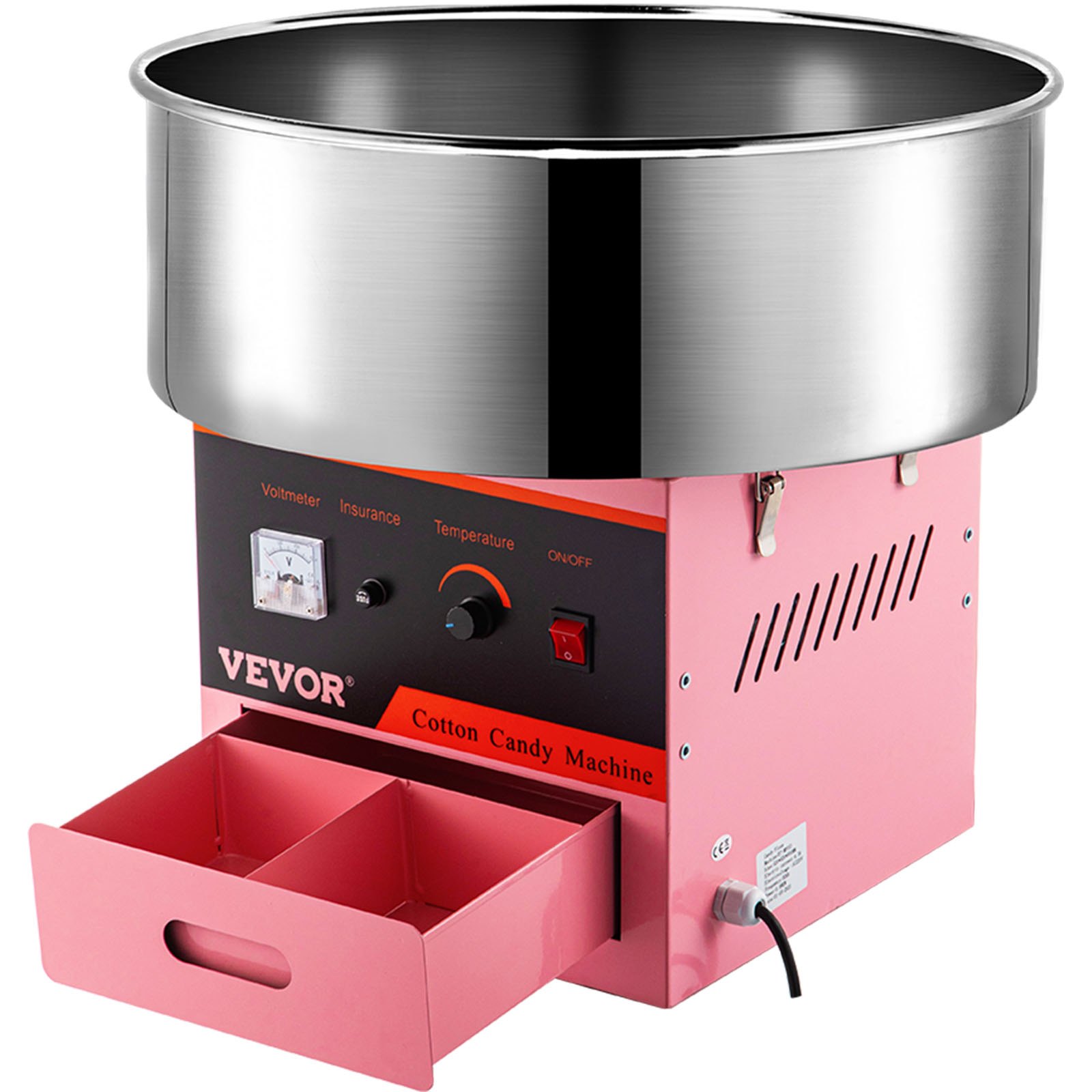 VEVOR Commercial Cotton Candy Machine Electric Floss Maker 1030W for ...