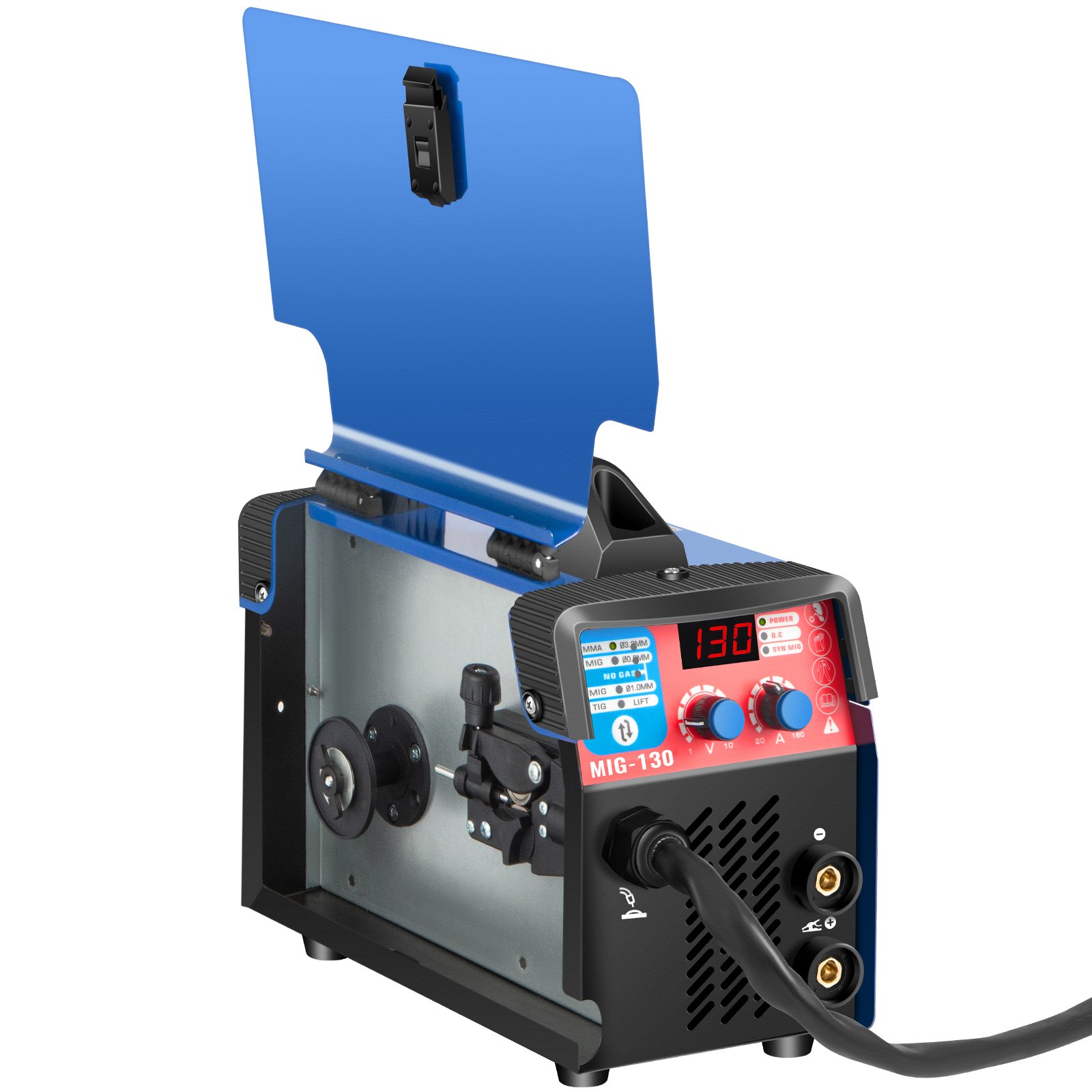 VEVOR MIG Welder, 130A Welding Machine, 3 in 1 Combo MMA/MIG/LIFT TIG