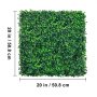 VEVOR 12PCS 20x20inch Artificial Boxwood Panels,Boxwood Hedge Wall ...