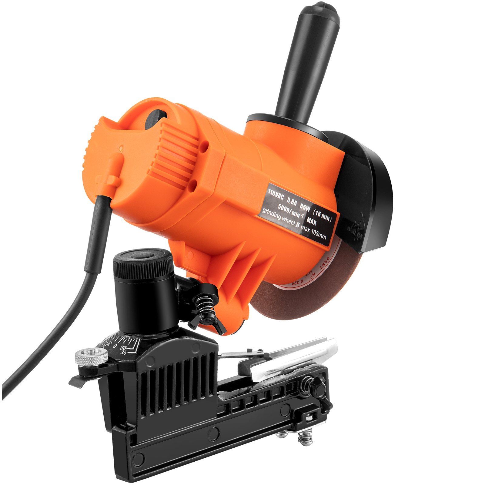 VEVOR Chain Grinder, 110V 85W Chainsaw Grinder, MultiAngle Adjustable