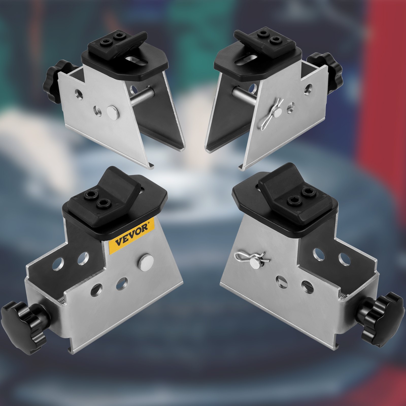 VEVOR Tire Changer Adapter, 4pcs ATV Motorcycle Adapter, Metal