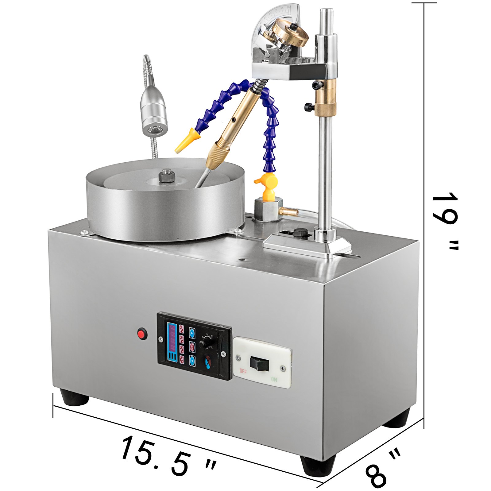 VEVOR VEVOR Gem Faceting Machine 6inch Jewelry Polisher Rock Polisher
