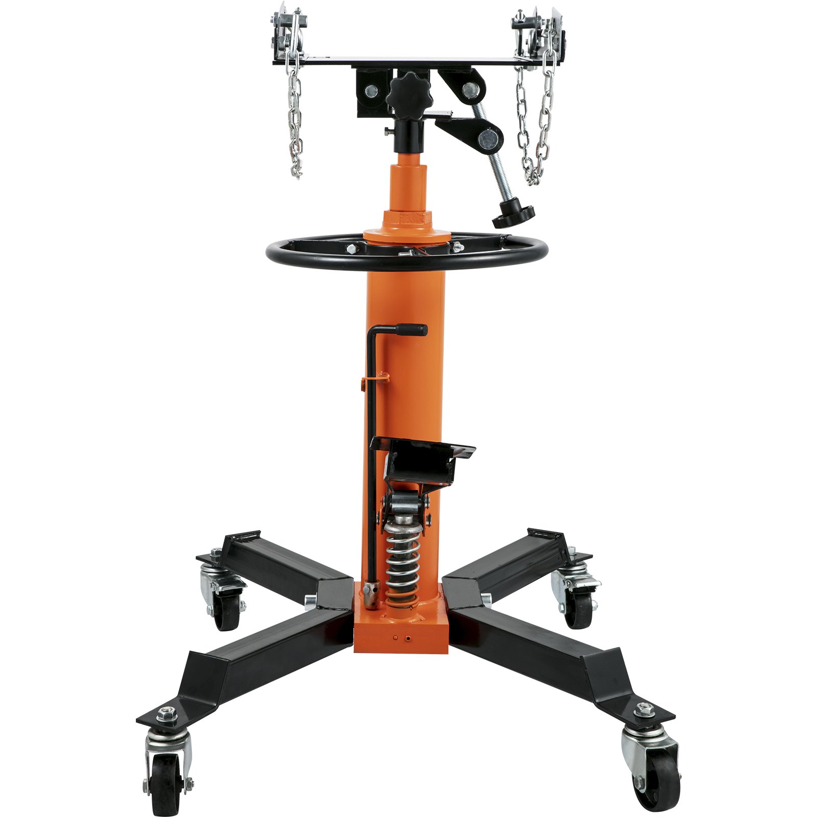 VEVOR Transmission Jack,1/2Ton/1100lbs Capacity Hydraulic Telescopic Transmission Jack, 2Stage
