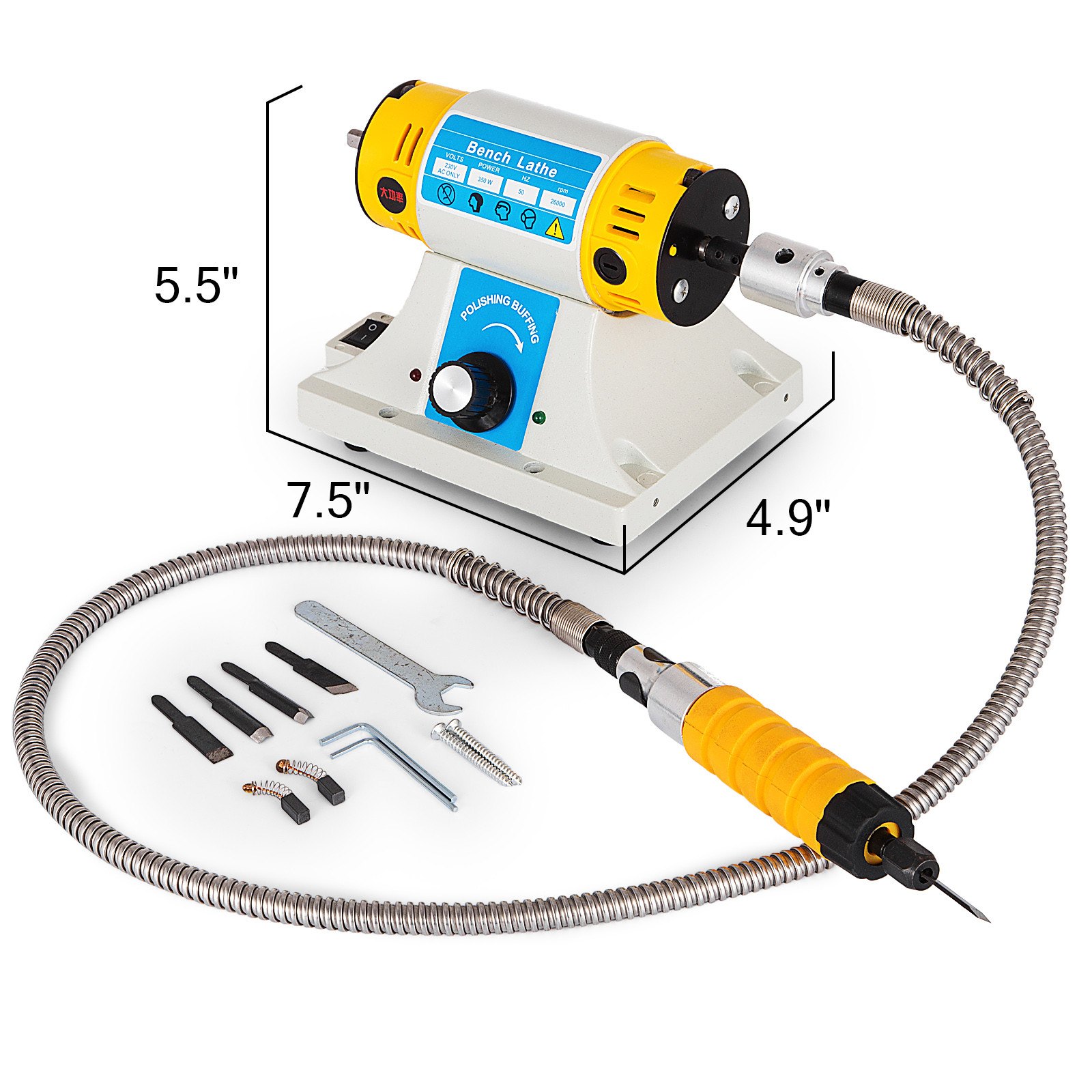 VEVOR Electric Chisel 350W Electric Wood Chisel 25000 rpm Wood Carving