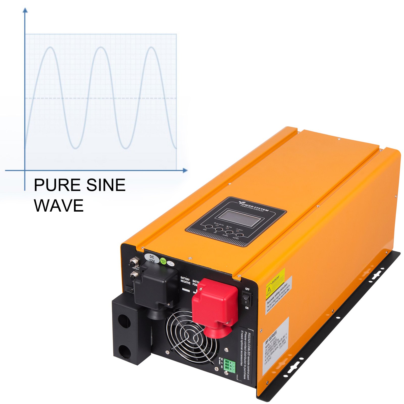 VEVOR VEVOR 3000W 12V Low Frequency Pure Sine Wave Power Inverter with