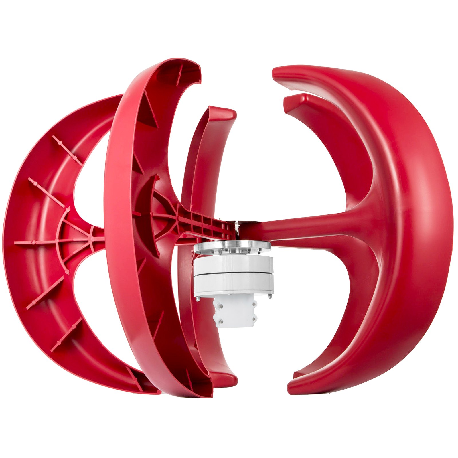 400W 12V Vertical Wind Turbine Red Lantern Style Wind Power Generator ...