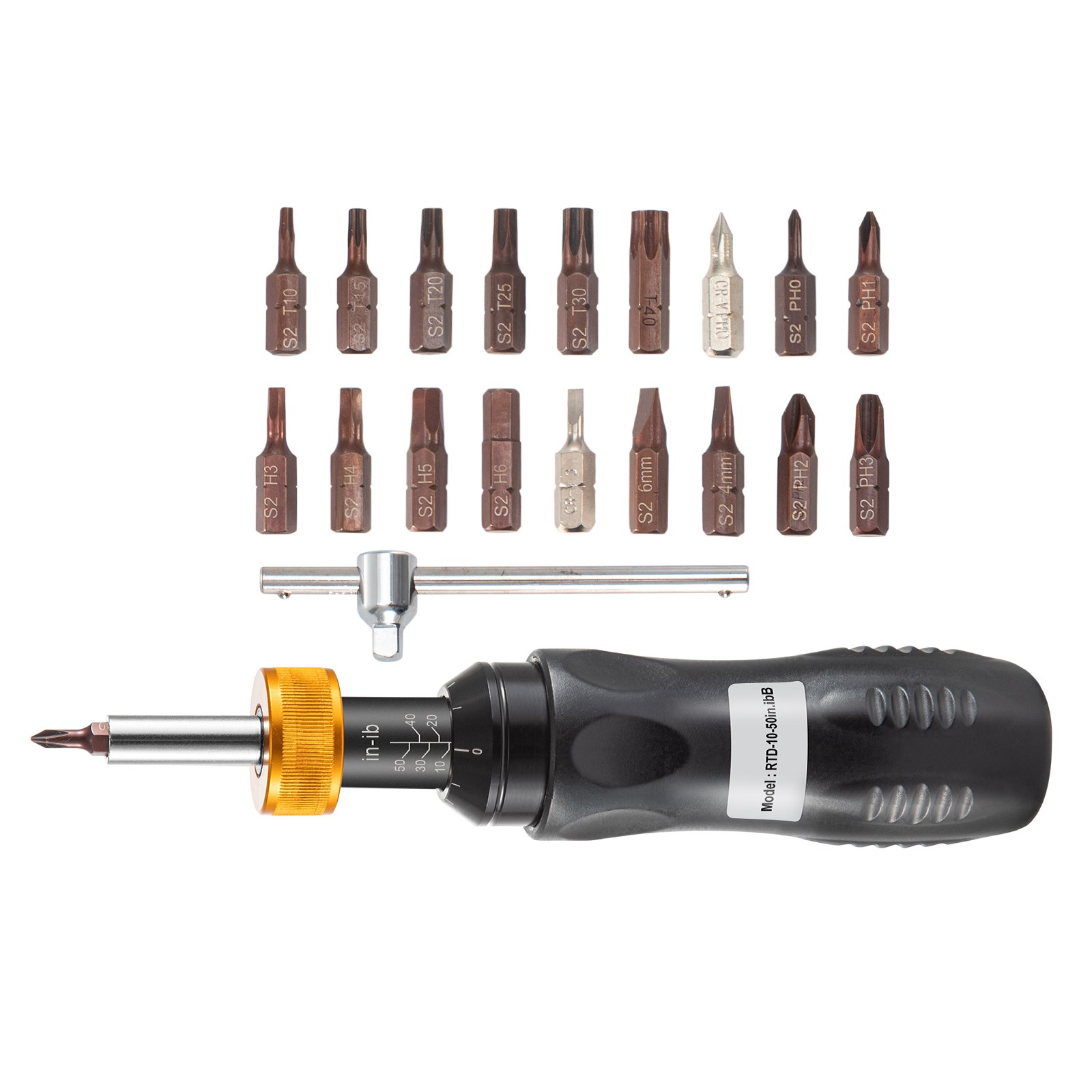 VEVOR Torque Screwdriver, 1/4" Drive Screwdriver Torque Wrench, Torque