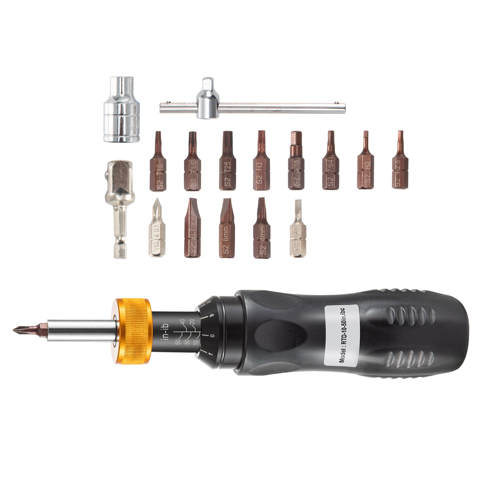 VEVOR Torque Screwdriver, 1/4" Drive Screwdriver Torque Wrench, Torque