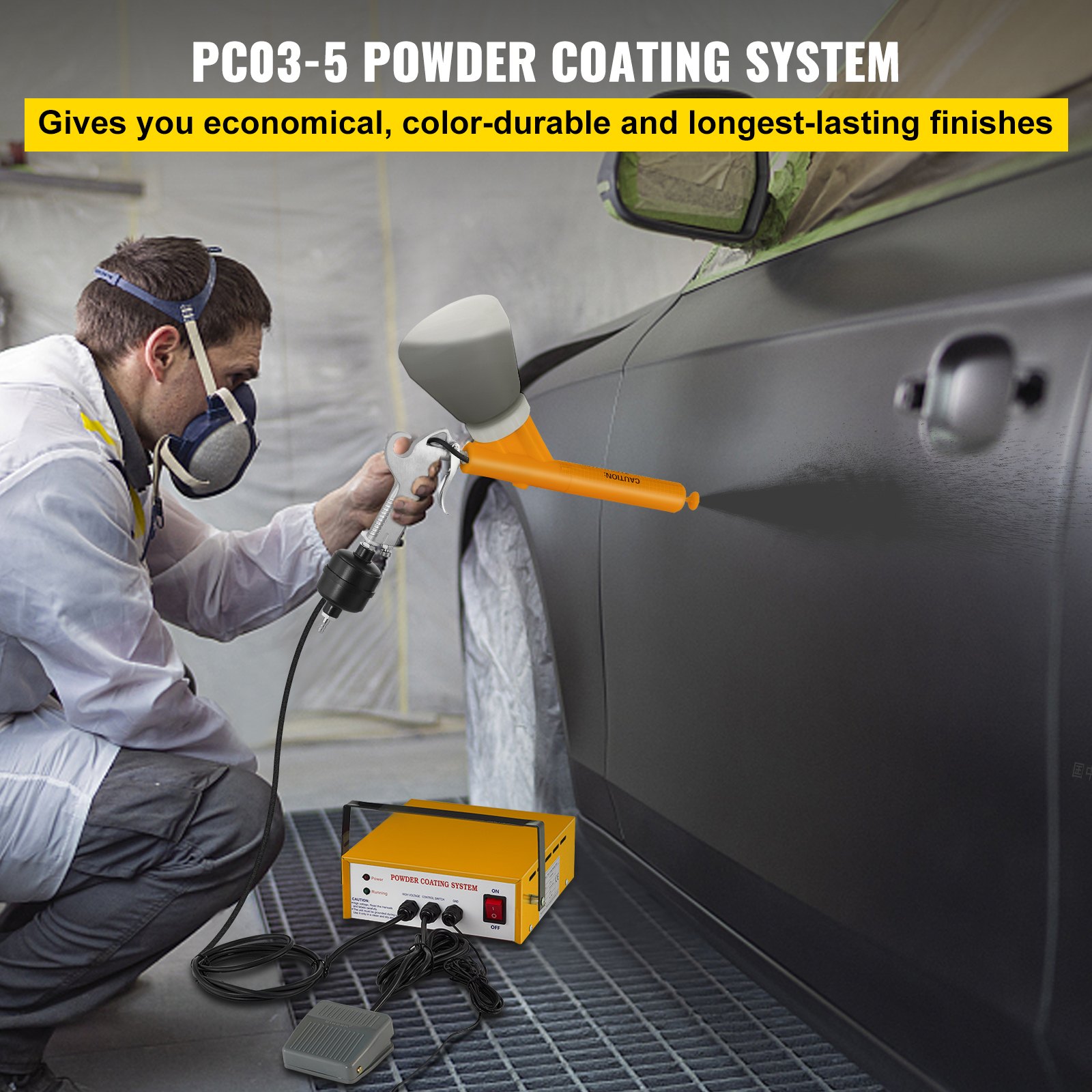 VEVOR VEVOR PC035 Powder Coating System Electric Spray Gun Painter