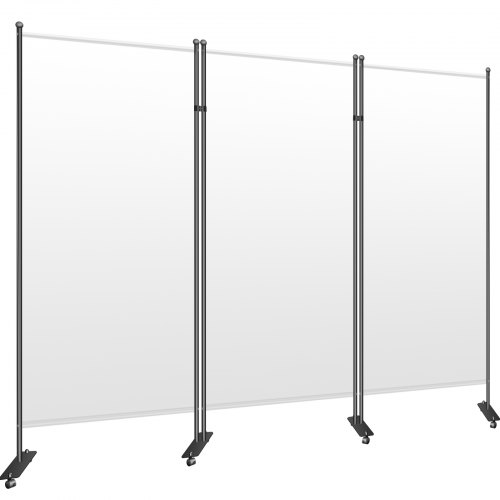 VEVOR Office Partition Room Divider Wall 102" x 71" 3Panel Office