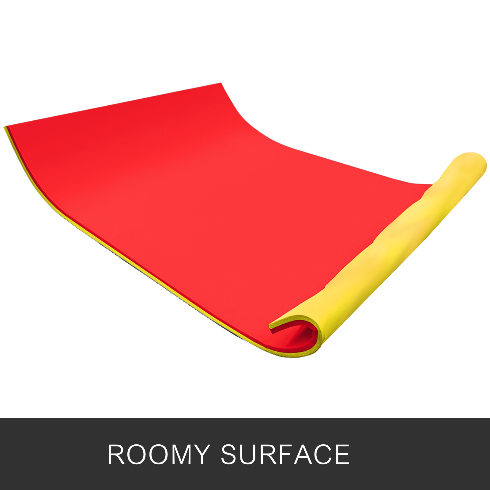 18×6Ft Water Pad Party Float with High Flotation Floating Foam Pad for Water Recreation and