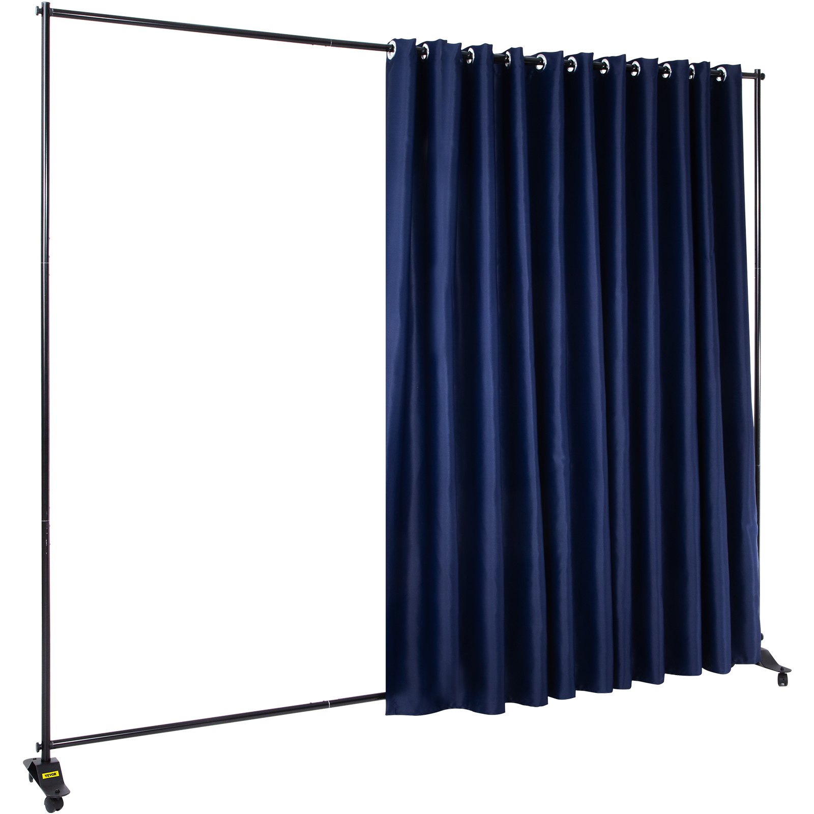 VEVOR VEVOR Curtain Divider Stand, 8 ft x 10 ft, 4 Rolling Wheels Room Divider Kit, Aluminum