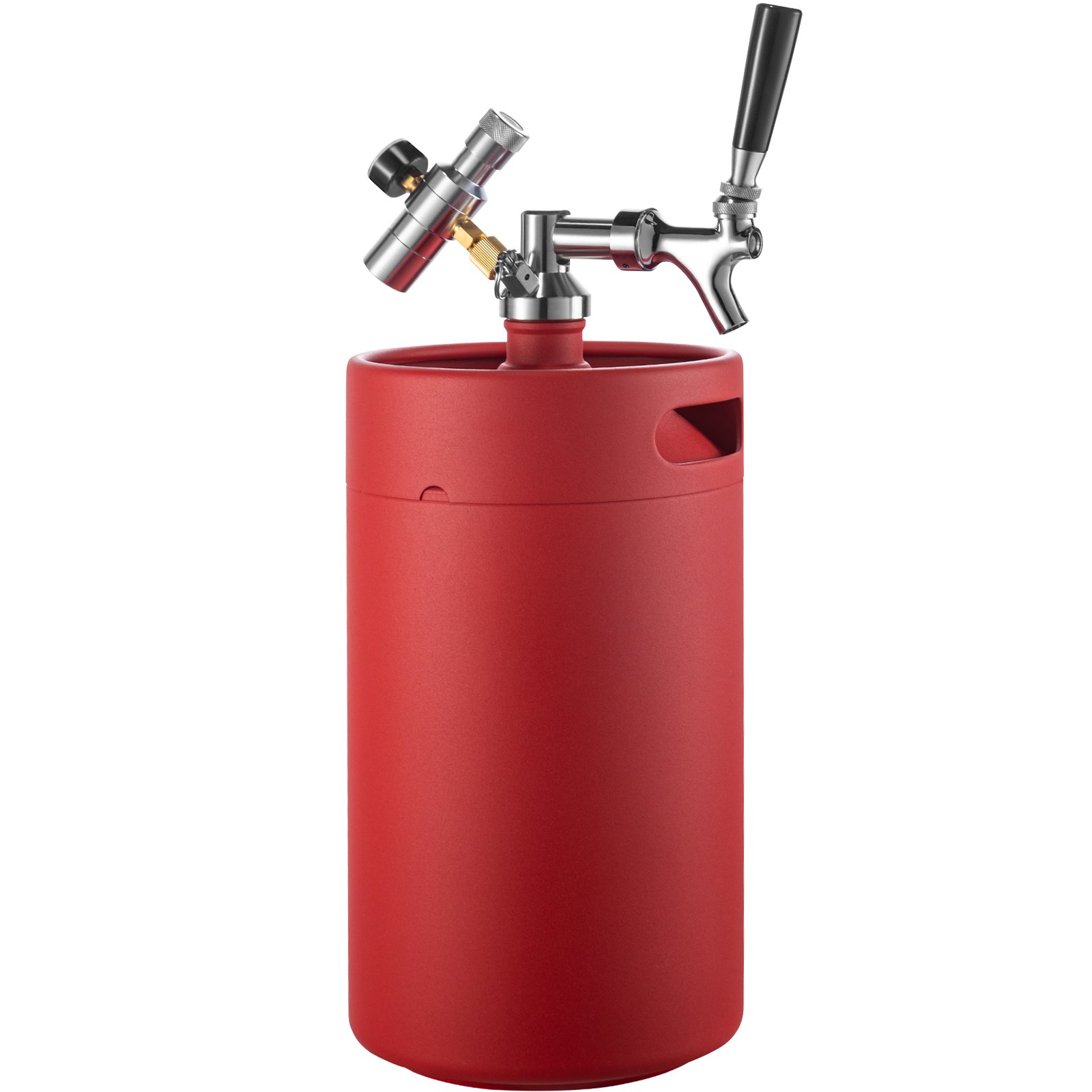 VEVOR Beer Growler Tap System, 270 Oz Mini Keg, 8L Pressurized Beer
