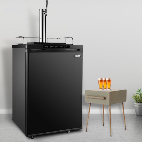 VEVOR Kegerators Beer Dispenser, Full Size Beer Kegerator Refrigerator