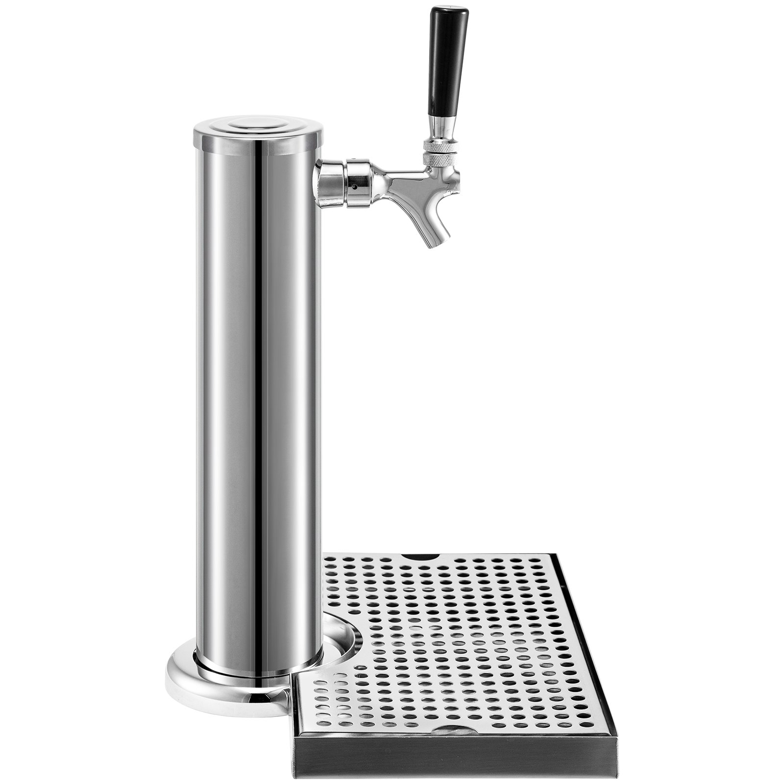VEVOR Beer Tower, Single Faucet Kegerator Tower, Stainless Steel Draft