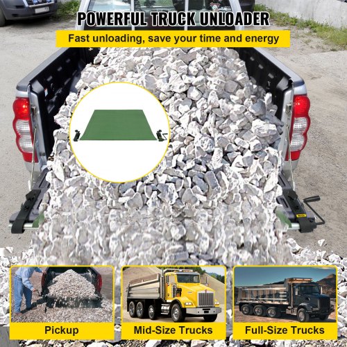 VEVOR Truck Bed Unloader, 2000 lbs/907 kg Capacity Cargo Mat, Heavy