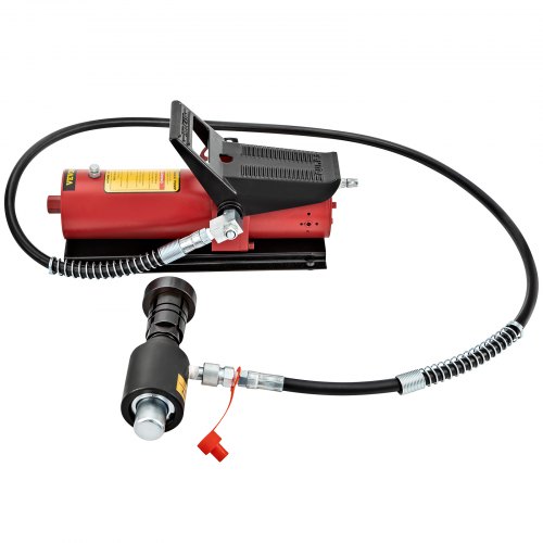 VEVOR Hydraulic Exhaust Pipe Expander, 15/8" to 41/4" Size, 10 T Pedal Pump Included w/4 Dies